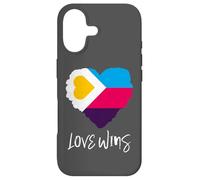 Carcasa para iPhone 17 Bandera de poliamor Amor GANA poliamoroso