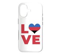 Carcasa para iPhone 17 Bandera de poliamor Amor poliamoroso