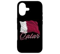 Carcasa para iPhone 17 Bandera de Qatar patriótica Envejecida para Hombres, Mujeres y niños, qatarí