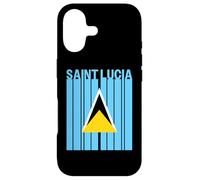 Carcasa para iPhone 17 Bandera de Santa Lucía