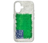 Carcasa para iPhone 17 Bandera de Vermont Republic Green Mountain Boys en Estilo Grungy