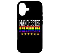 Carcasa para iPhone 17 Bandera del Arco Iris LGBT de Manchester Pride Gay Lesbianas Queer