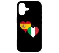 Carcasa para iPhone 17 Bandera España Italia de Orgulloso Fanático Italiano Español