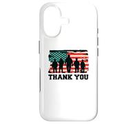 Carcasa para iPhone 17 Bandera Estadounidense de Agradecimiento de Soldados de Estados Unidos - Día conmemorativo de los Veteranos