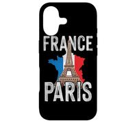 Carcasa para iPhone 17 Bandera Francesa de la Torre Eiffel de Francia París, Signo