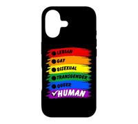 Carcasa para iPhone 17 Bandera Humana LGBT del Mes del Orgullo Gay, Bandera del Orgullo Gay