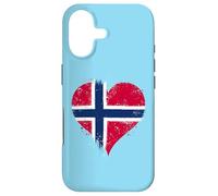 Carcasa para iPhone 17 Bandera Noruega Genial para Orgulloso Noruego El Día Noruega