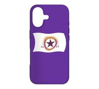 Carcasa para iPhone 17 Bandera Ondulada de la Tribu Wampanoag Squanto India nativa Americana