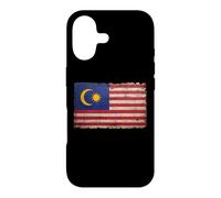 Carcasa para iPhone 17 Bandera Vintage de Malasia Envejecida Orgullosa Patriota Malasia