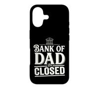 Carcasa para iPhone 17 Bank of Dad Closed Funny Daddy Jokes Father Money Humor