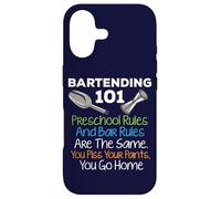 Carcasa para iPhone 17 Bar Bartending 101 Reglas preescolares Reglas de la Barra Cita Bartender