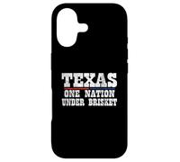 Carcasa para iPhone 17 Barbacoa Texas One Nation Under Brisket - Divertida Barbacoa de Texas