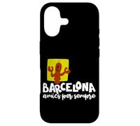 Carcasa para iPhone 17 Barcelona Amics per Sempre Frase Catalán
