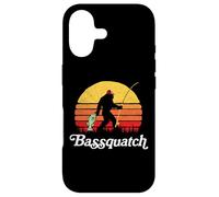 Carcasa para iPhone 17 Bassquatch! Funny Bigfoot Fishing Outdoor Retro