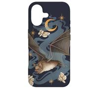 Carcasa para iPhone 17 Bat Moth Gothic Goblincore Witchcraft Dark Academia Therian