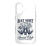 Carcasa para iPhone 17 Bat Shit Crazy Social Club Madness In The Moonlight Bat