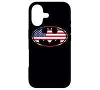 Carcasa para iPhone 17 Batman American Flag Oval