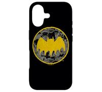 Carcasa para iPhone 17 Batman Vintage Yellow Symbol Collage