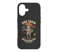 Carcasa para iPhone 17 BBQ Crew Skeleton Pig Grill Beer Sombrero Gafas de Sol 2