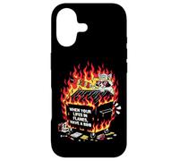Carcasa para iPhone 17 BBQ Team Trashpanda Dumpster Fire Raccoon Grill Crew