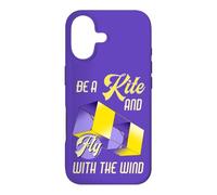 Carcasa para iPhone 17 Be a Kite and Fly with The Wind Motivational Quote