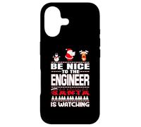 Carcasa para iPhone 17 Be Nice To The Engineer Santa Is Watching Funny Christmas