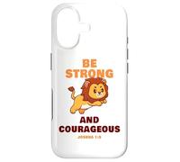 Carcasa para iPhone 17 Be Strong & Courageous - Joshua 1:9 Christian Kids & Adult