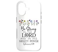 Carcasa para iPhone 17 Be Strong in The Lord Christian Ephesians 6:10 Bible Verse