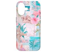Carcasa para iPhone 17 Beachy Blue Coquette Coastal Collage Aesthetic Summer Preppy
