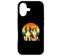 Carcasa para iPhone 17 Beagle Calico Cat Retro Animal Amistad