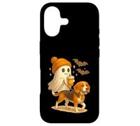 Carcasa para iPhone 17 Beagle Halloween Ghost Walking Beagle Dog
