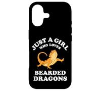 Carcasa para iPhone 17 Bearded Dragon Pet Lizard Reptile Animal Gift Black