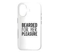 Carcasa para iPhone 17 Bearded For Her Pleasure Funny Beard Men Facial Hair Humor
