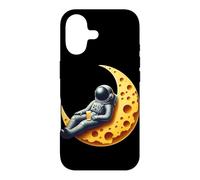 Carcasa para iPhone 17 Beber Astronaught Luna Cerveza Masculino Cosmonauta Pub