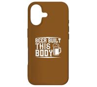 Carcasa para iPhone 17 Beer Built This Body Funny Humor Cita Beber