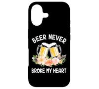 Carcasa para iPhone 17 Beer Never Broke My Heart Flower Brew Craft