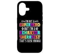 Carcasa para iPhone 17 Behavior Therapist I'm Not Superhero but I'm a Behavior Tech