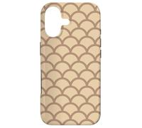 Carcasa para iPhone 17 Beige Brown Hills Mountains Arches Half Circles Pattern