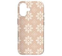 Carcasa para iPhone 17 Beige Cream Soft Tan Sandy Moroccan Mosaic Tile Pattern