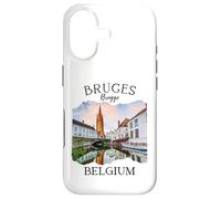 Carcasa para iPhone 17 Bélgica Patrimonio Iconic Brujas Canal Arquitectura Medieval