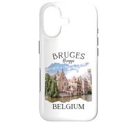 Carcasa para iPhone 17 Bélgica Patrimonio Iconic Brujas Canal Arquitectura Medieval