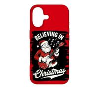 Carcasa para iPhone 17 Believing In Christmas Guitar Xmas Santa Guitarrista