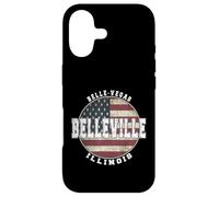 Carcasa para iPhone 17 Belleville Illinois, Bandera Americana Vintage