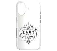 Carcasa para iPhone 17 Belleza para Cenizas Negro - Escritura de fe Cristiana