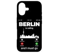 Carcasa para iPhone 17 Berlin Is Calling & I Must Go Illustration Graphic Designs