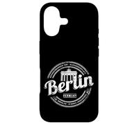 Carcasa para iPhone 17 Berlina Recuerdo Vintage Puerta de Brandenburgo Alemania