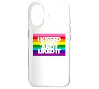 Carcasa para iPhone 17 Besé a una Chica y me gustó Arco Iris Queer Amor Lesbiana Gay