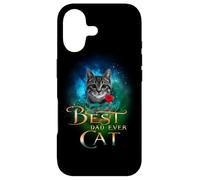 Carcasa para iPhone 17 Best Cat Dad Ever Funny Kitten Tabby Cat For Fathers Day