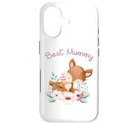 Carcasa para iPhone 17 Best Mummy - Mother's Day Cute Mom & Baby Dear Watercolor