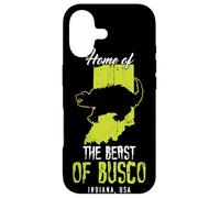 Carcasa para iPhone 17 Bestia De Busco Indiana Estado Criptido Americano